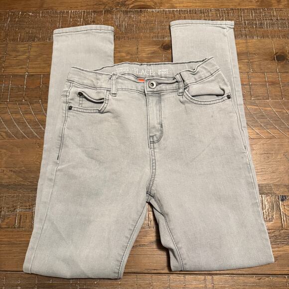Children’s Place Other - The Children's Place Boys Light Grey Stretch Skinny Jeans Size 12 Light Stains